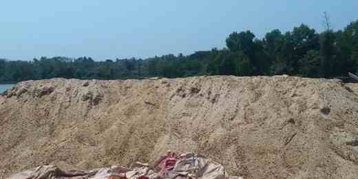 Illegal sand mining